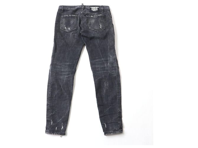 Calça jeans preta DSQUARED2 para mulheres - vista 3