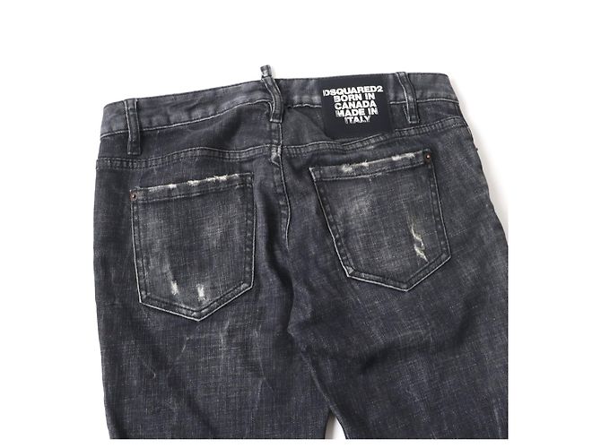 Calça jeans preta DSQUARED2 para mulheres - vista 5