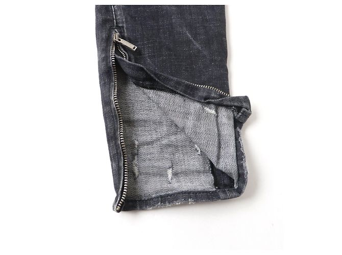 Calça jeans preta DSQUARED2 para mulheres - vista 7