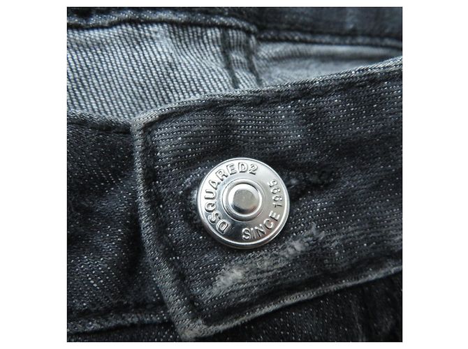 Calça jeans preta DSQUARED2 para mulheres - vista 9