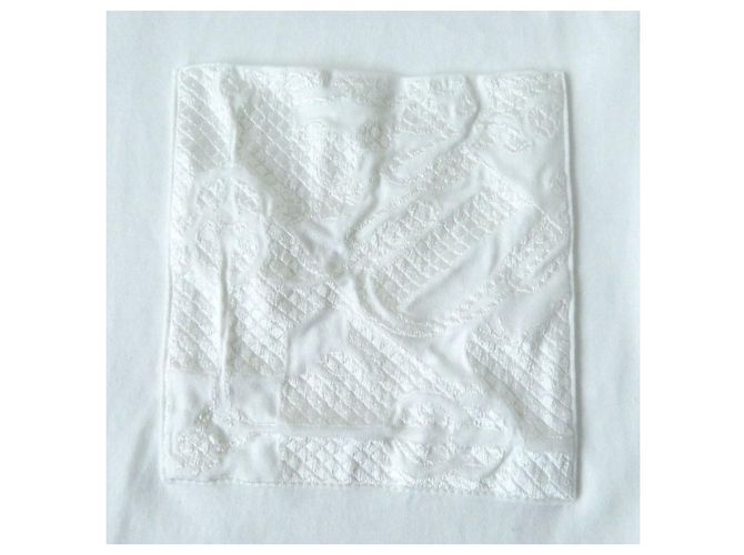 Hermès Tunika in cotone Hermes bianca 34 Bianco - vista 5