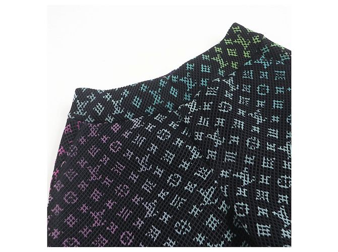 Shorts Monogramma Gradiente Amen Break Louis Vuitton Nero - vista 3