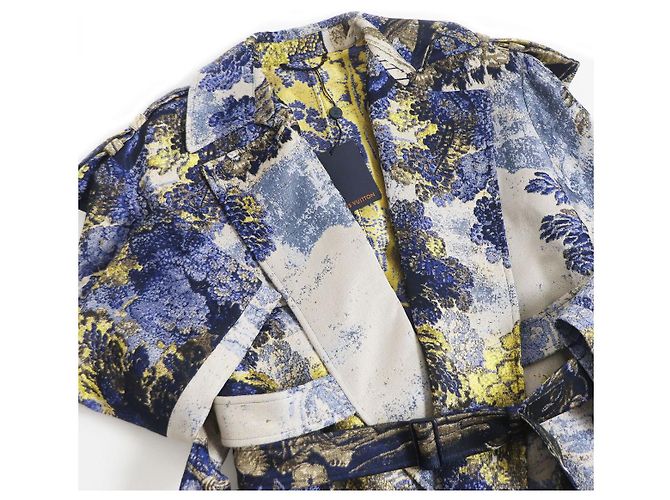 Casaco Trench Louis Vuitton Azul Marinho 50 - vista 2
