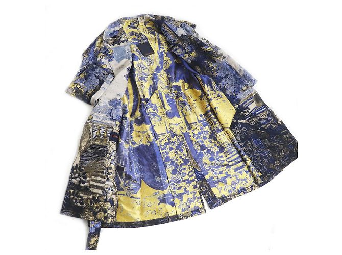 Casaco Trench Louis Vuitton Azul Marinho 50 - vista 3