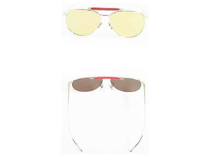 Óculos de sol espelhados em forma de gota Thom Browne TB-015 - vista 4