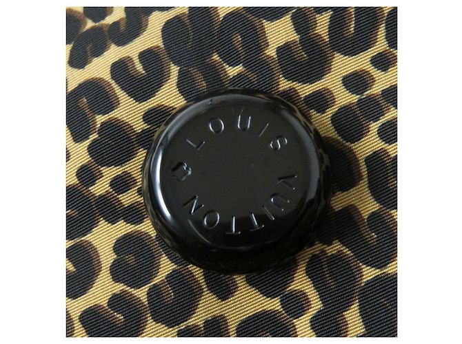 Abrigo trench de nylon leopardo Louis Vuitton marrón - vista 6