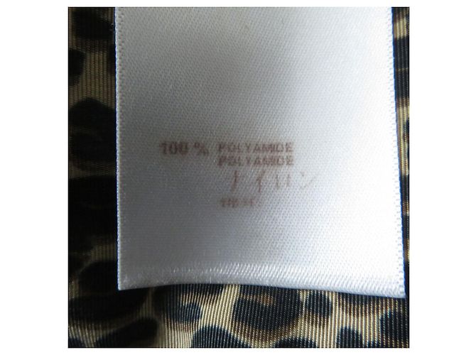 Abrigo trench de nylon leopardo Louis Vuitton marrón - vista 9