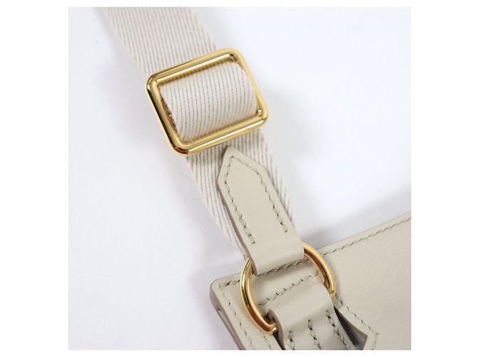 Hermès Borsa a spalla Hermes Gypsiere Evercolor Grigio - vista 9