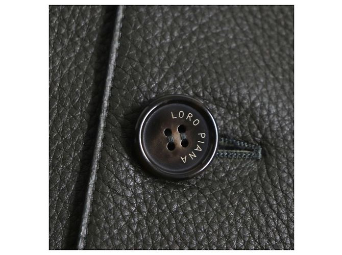 Loewe Cappotto in pelle di cervo Loro Piana Rain System XL - vista 5