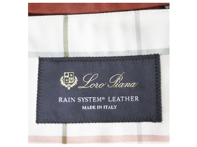 Loewe Cappotto in pelle di cervo Loro Piana Rain System XL - vista 6