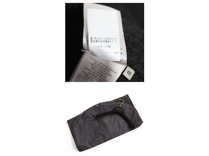 Abrigo Chester Doble de Cachemira Bottega Veneta Gris Castaño - vista 10
