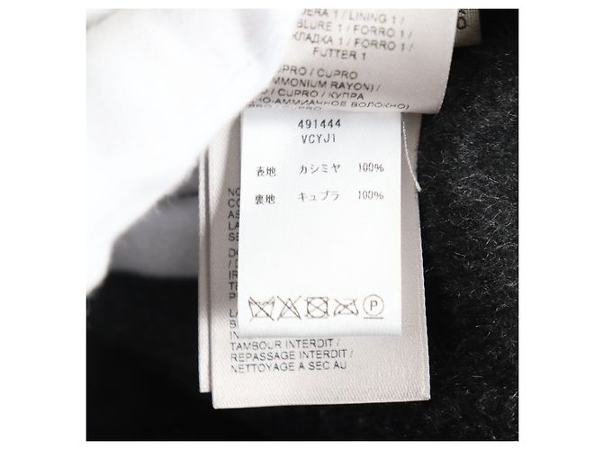 Abrigo Chester Doble de Cachemira Bottega Veneta Gris Castaño - vista 9