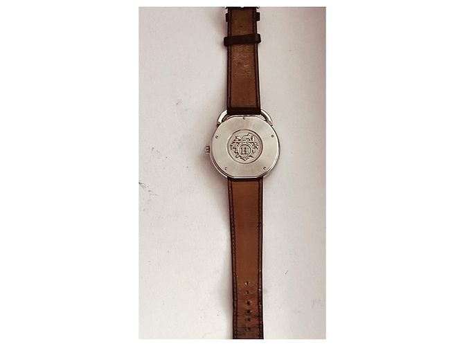 Relógio Hermès Arceau GM Automático Aço Cinza Escuro Cinza antracite - vista 6