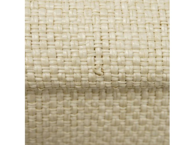 Chanel Deauville Strohhut-Rucksack Weiß Marineblau - Ansicht 6