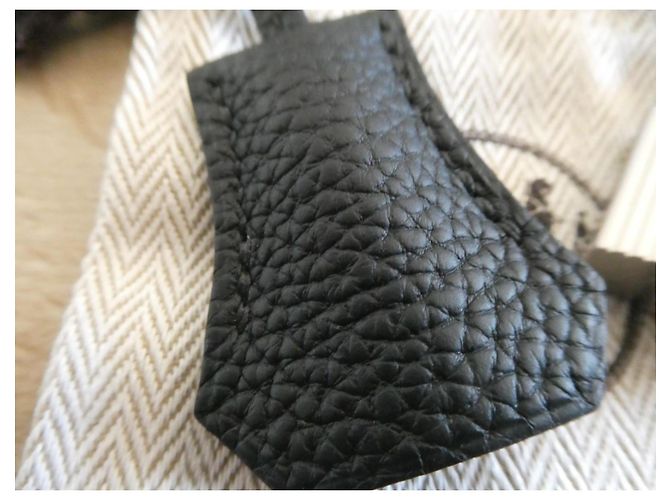 Glocke, Zugband, neues Hermès Vorhängeschloss für Kelly- oder Birkin-Handtasche Schwarz - Ansicht 5