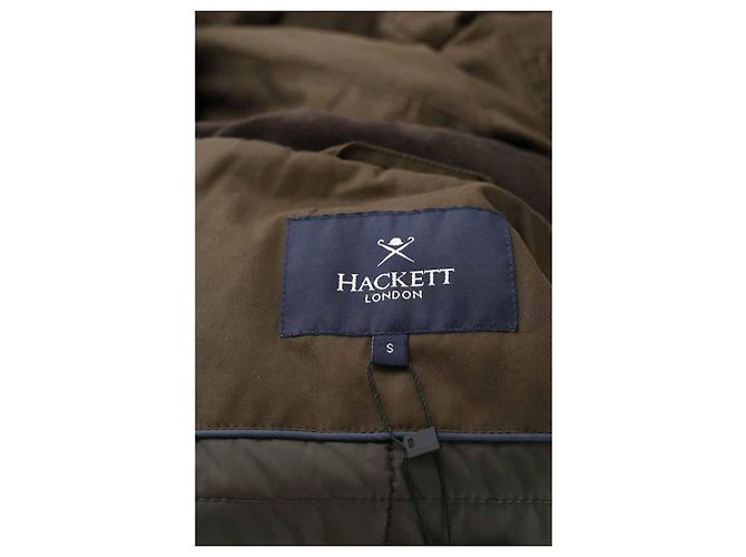 Hackett London Lederjacke Khaki - Ansicht 5