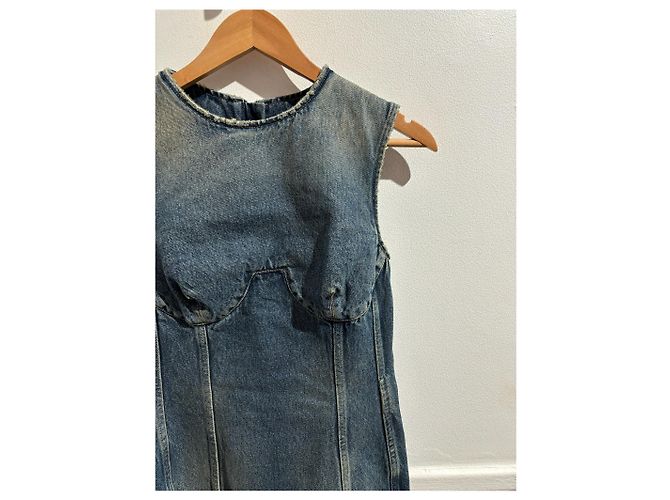 Abito GIVENCHY T.FR 38 Cotone Blu - vista 2