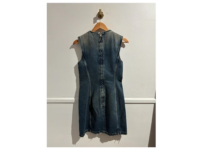 Abito GIVENCHY T.FR 38 Cotone Blu - vista 5