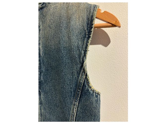 Abito GIVENCHY T.FR 38 Cotone Blu - vista 8