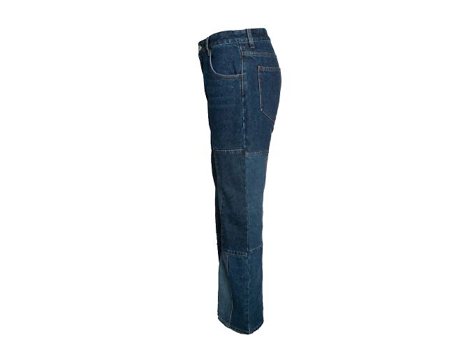 Chloé, Patchwork-Jeans in Blau - Ansicht 2