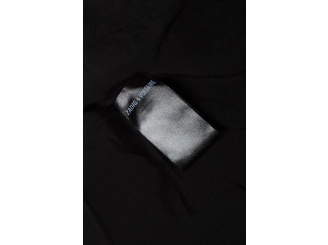 Zadig & Voltaire, schwarzes ärmelloses Rüschenkleid - Ansicht 5