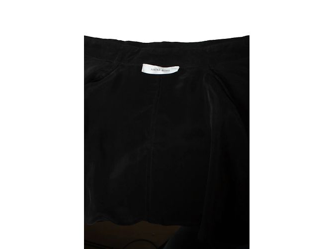 Anine Bing, camicia nera con tasche Nero - vista 6