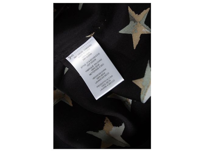 Equipment Ausrüstung, Blusenkleid mit Sternenprint Schwarz - Ansicht 5