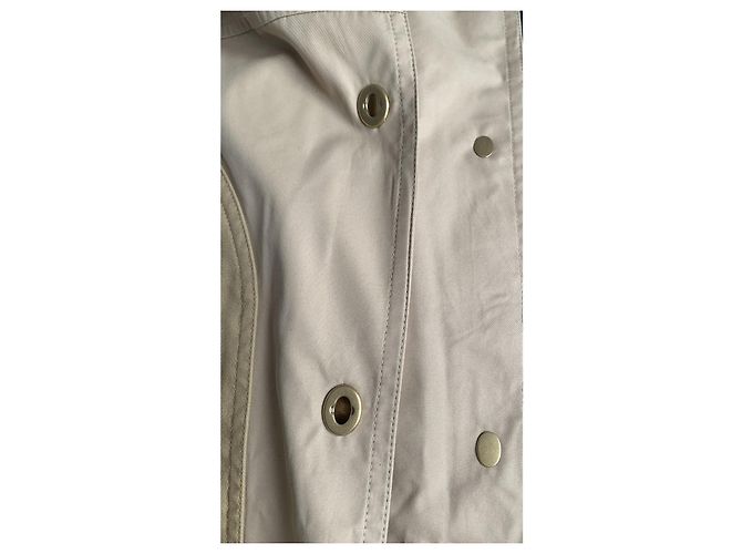 Gabardina Coach Marrón Beige Algodón Castaño - vista 16