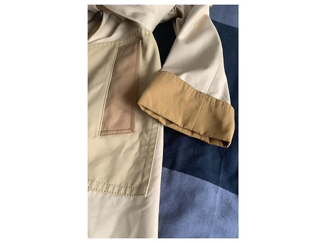 Gabardina Coach Marrón Beige Algodón Castaño - vista 7