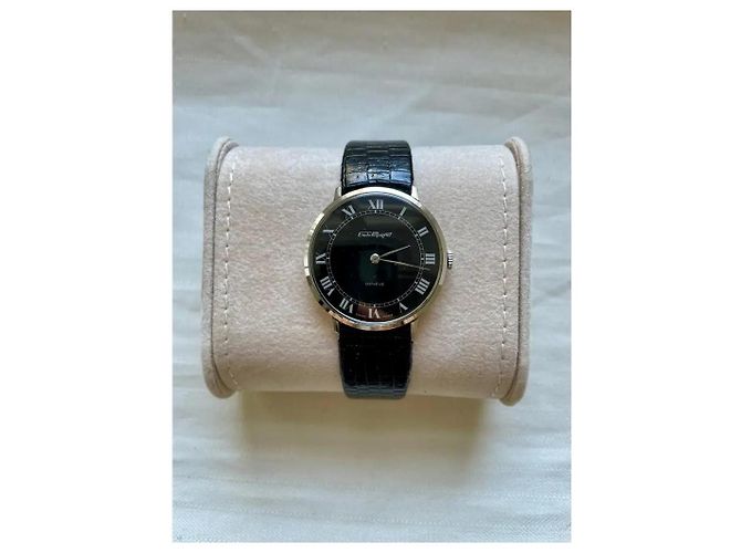 Orologio meccanico Pequignet Emile nero argento - vista 2