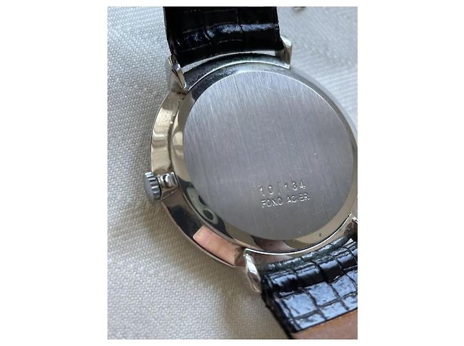Orologio meccanico Pequignet Emile nero argento - vista 5