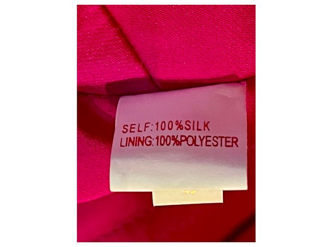 Marchesa Atemberaubendes Ballkleid aus Seide in Magenta Pink Fuschia - Ansicht 8
