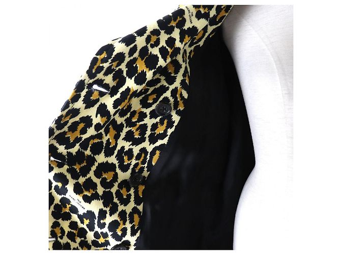 MARC JACOBS Women's Leopard Trench Coat XS - view 5