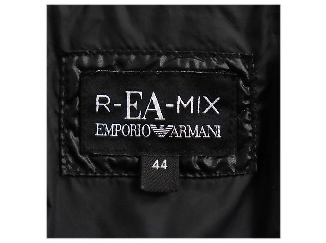 Chaqueta de plumas Armani R-EA-MI Logo, Negra, Hombre - vista 7