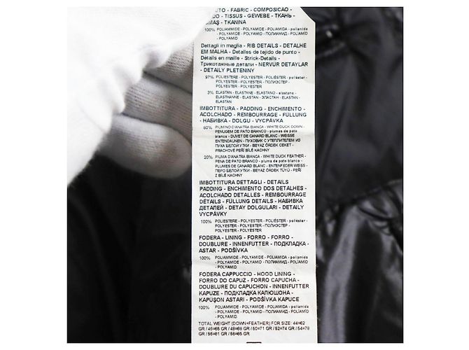 Chaqueta de plumas Armani R-EA-MI Logo, Negra, Hombre - vista 9