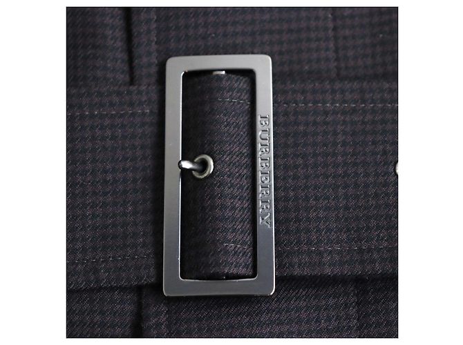 Bottega Veneta Trench coat de seda y algodón de pata de gallo marrón LL - vista 4