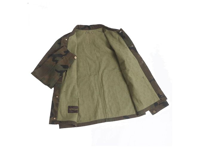 Louis Vuitton x Supreme Monogram Camouflage Jeansjacke - vista 3
