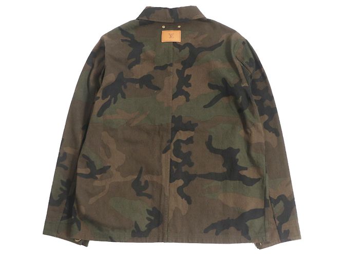 Louis Vuitton x Supreme Monogram Camouflage Jeansjacke - vista 4