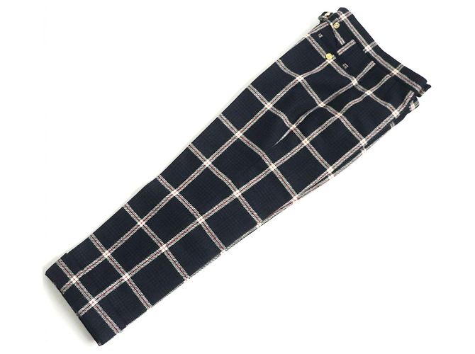 Completo in tweed a quadri Thom Browne con bottoni dorati e maniche lunghe - vista 6