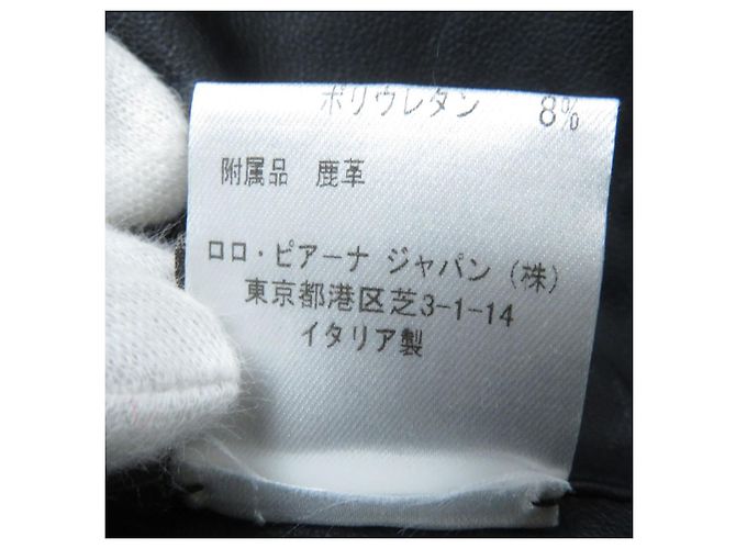 Loro Piana Deerskin Belted Jacket, Navy, Women - view 11