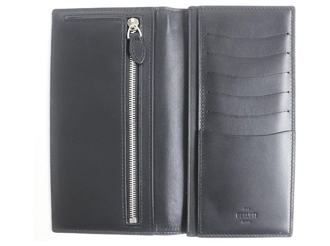Berluti Santal Calligraphy Scritto Leather Long Wallet - view 4
