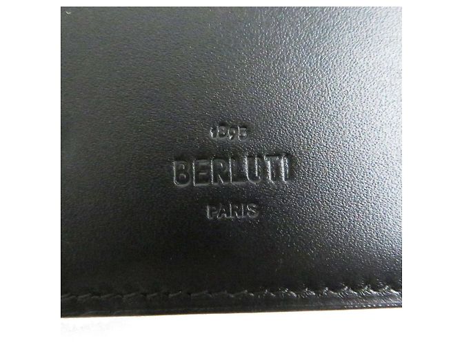 Berluti Santal Calligraphy Scritto Leather Long Wallet - view 7