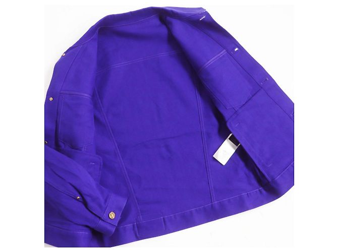 Louis Vuitton Denim-Jacke Blau 44 Authentisch - Ansicht 3