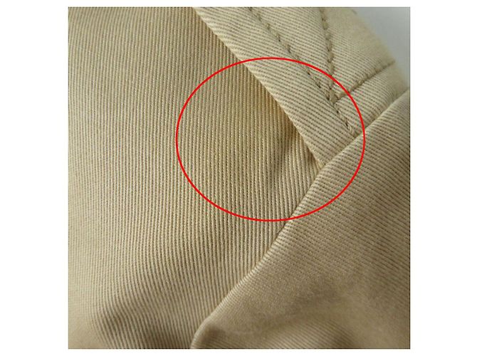 Abrigo Trench de Algodón Louis Vuitton Beige - vista 17