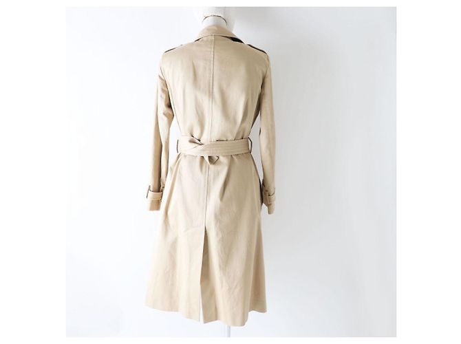 Abrigo Trench de Algodón Louis Vuitton Beige - vista 3