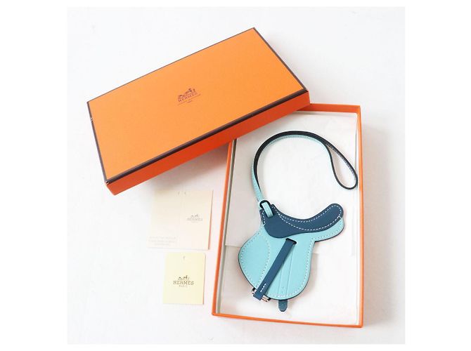 Hermès Hermes Charm Swift Blau - Ansicht 2