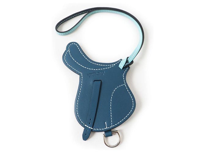 Hermès Hermes Charm Swift Blau - Ansicht 3