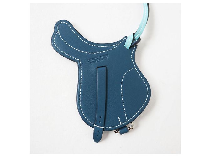 Hermès Hermes Charm Swift Blau - Ansicht 5