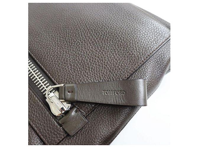 TOM FORD Grande Pochette in Pelle - vista 4