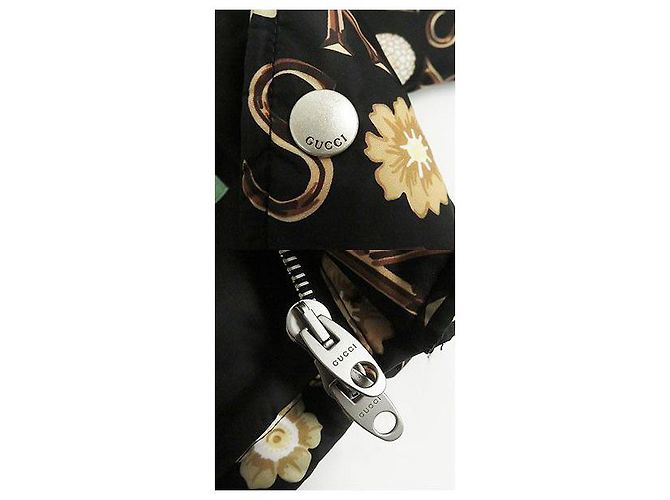 Chaleco de plumas de nylon Gucci Negro - vista 6